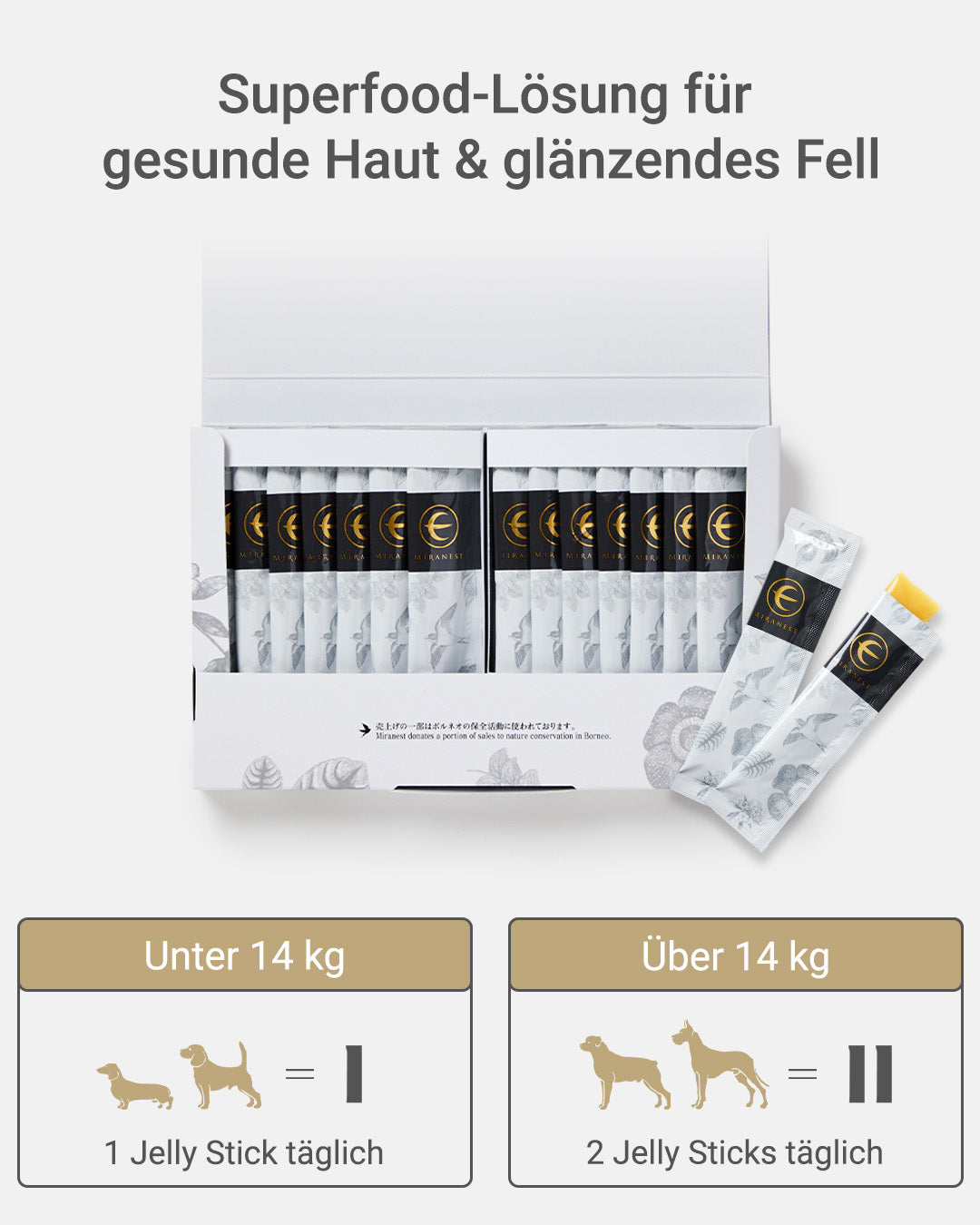 MIRANEST Jelly Stick für Hunde (30er-Packung)