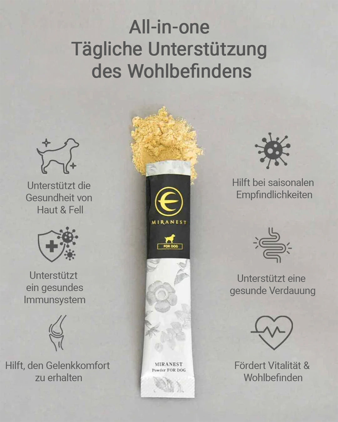 MIRANEST Hundepuder, 30 Stück